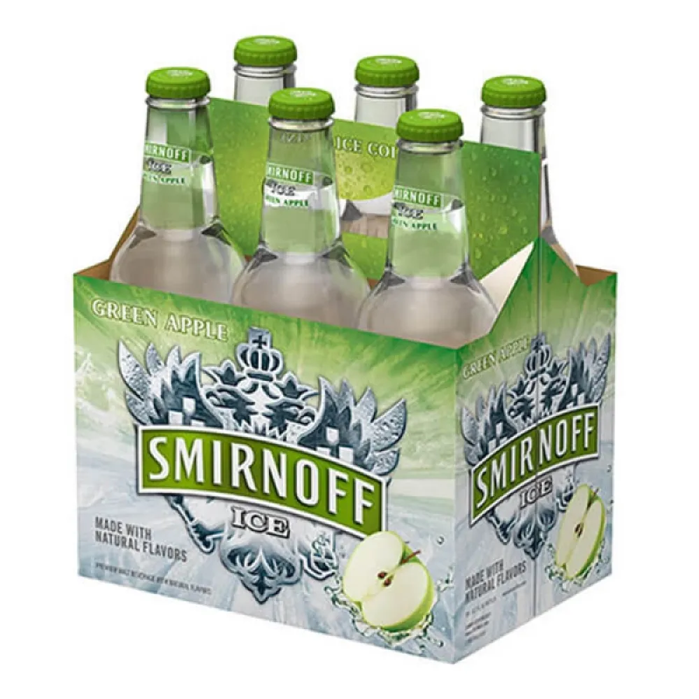 Smirnoff Ice Green Apple 330ml (6-Pack Bottle)