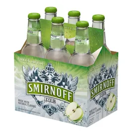 Smirnoff Ice Green Apple 330ml (6-Pack Bottle)